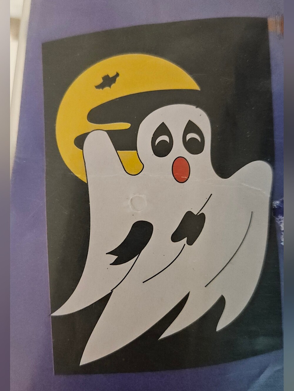 Halloween Ghost & Moon Large Size Pole Flag